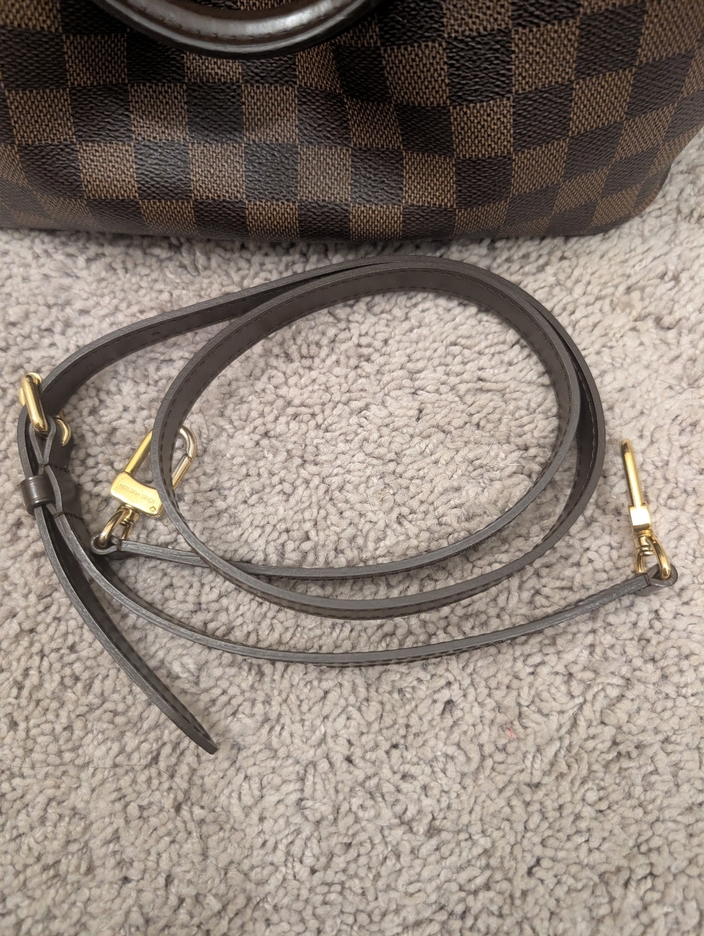 Authentic Louis Vuitton Sienna MM Damier Ebene w/COA - Picture 13 of 16